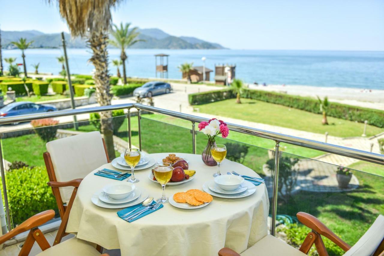 Saros Apartments Calis Beach Fethiye Exterior foto